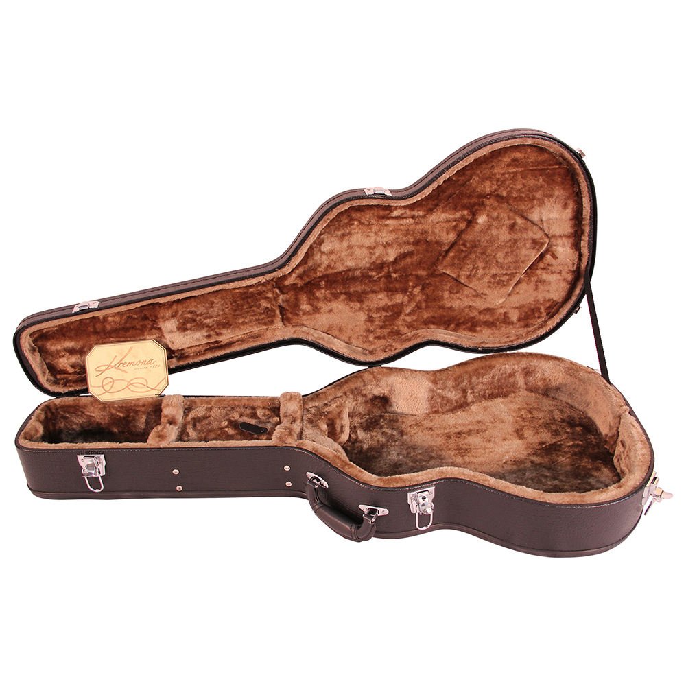 Kremona deluxe hardshell case for dreadnought acoustic guitar with plush interior