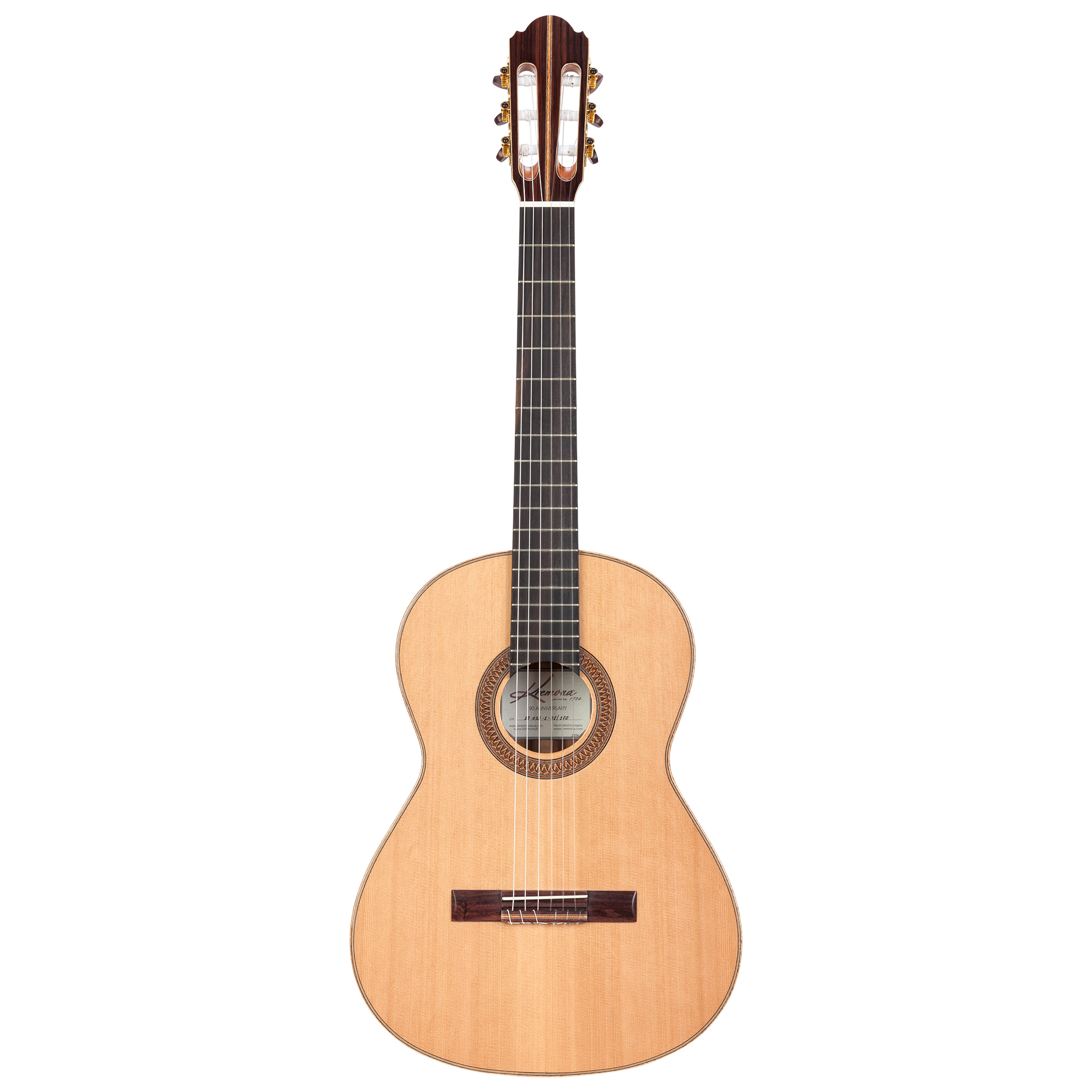 Kremona 90th Anniversary handcrafted limited edition concert classical guitar front view