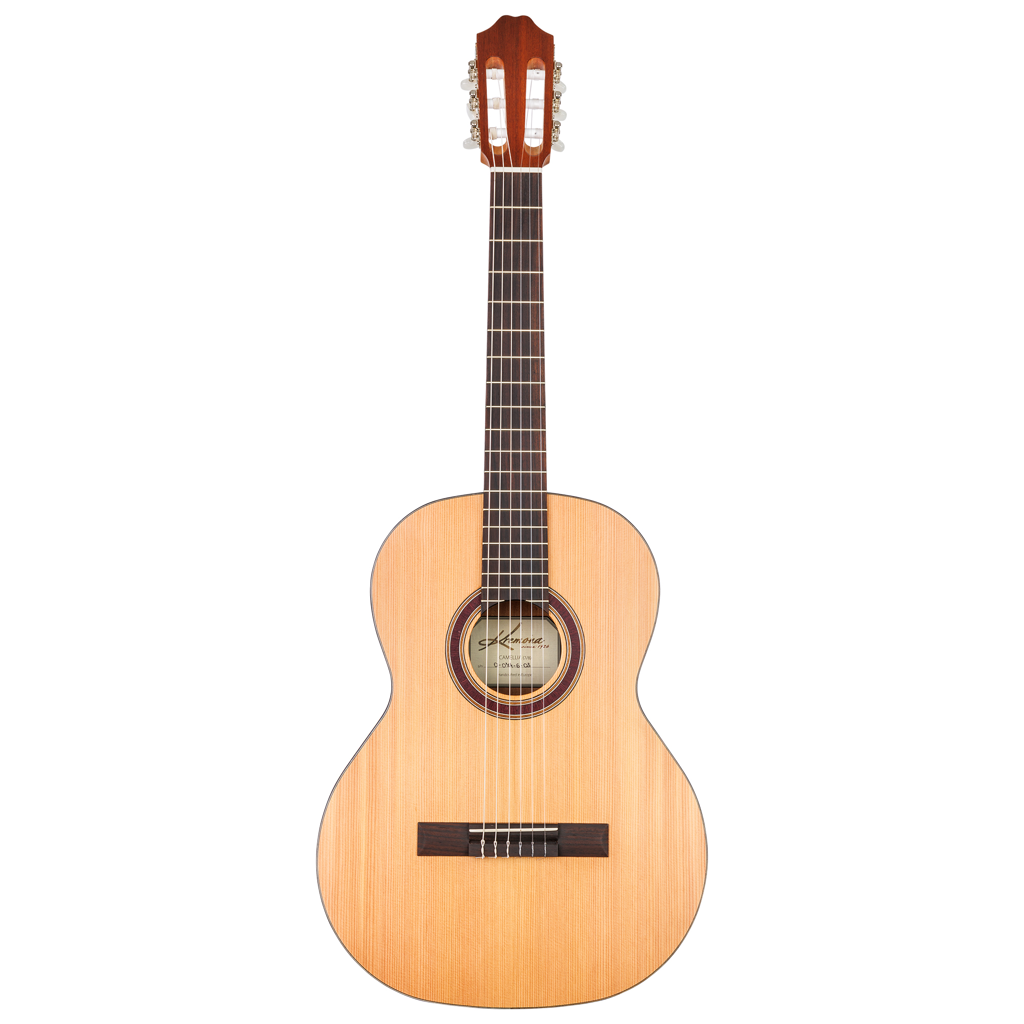 Kremona Camellia handcrafted European fractional 7/8 classical guitar