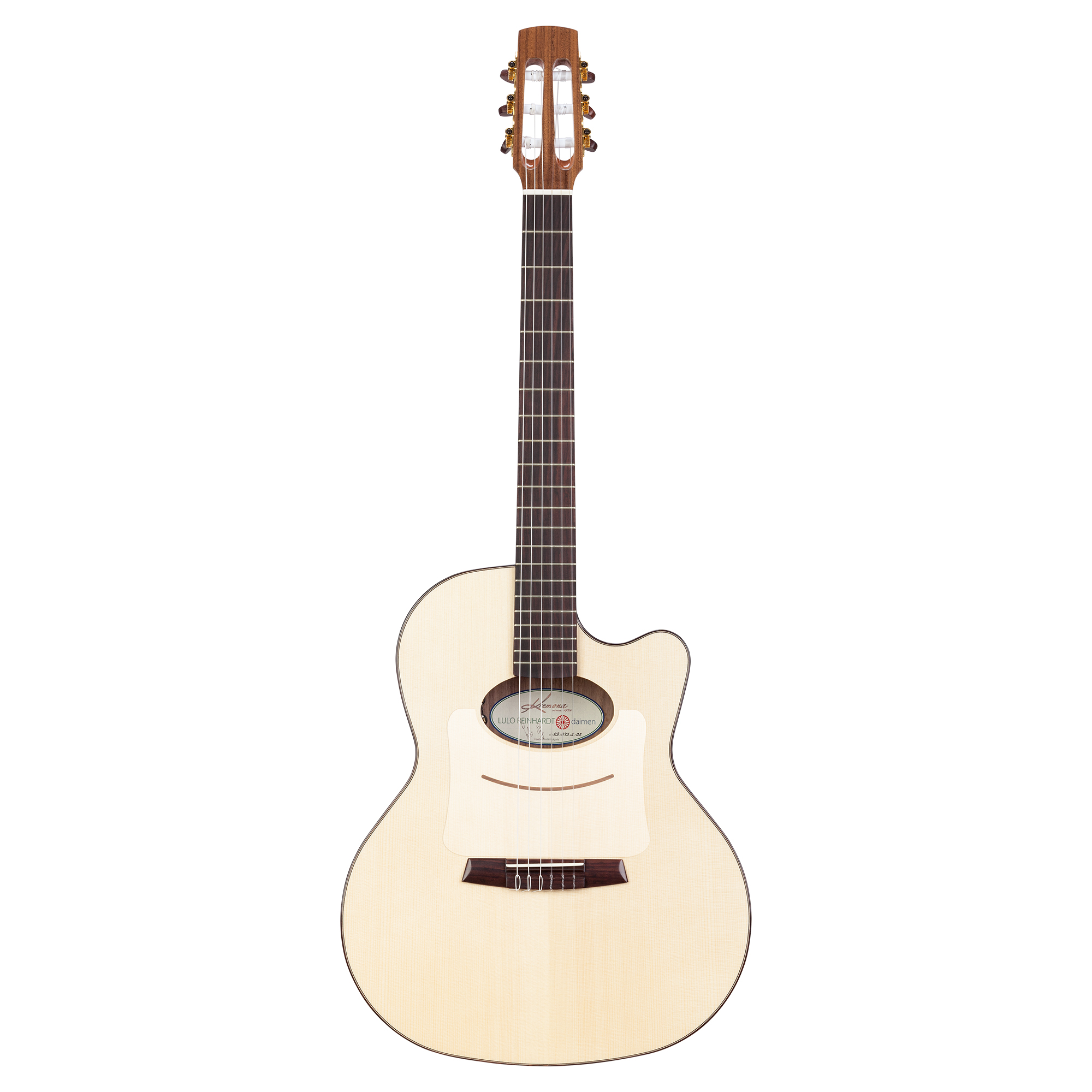 Kremona Daimen Lulo Reinhardt Signature crossover cutaway nylon guitar with LR Baggs