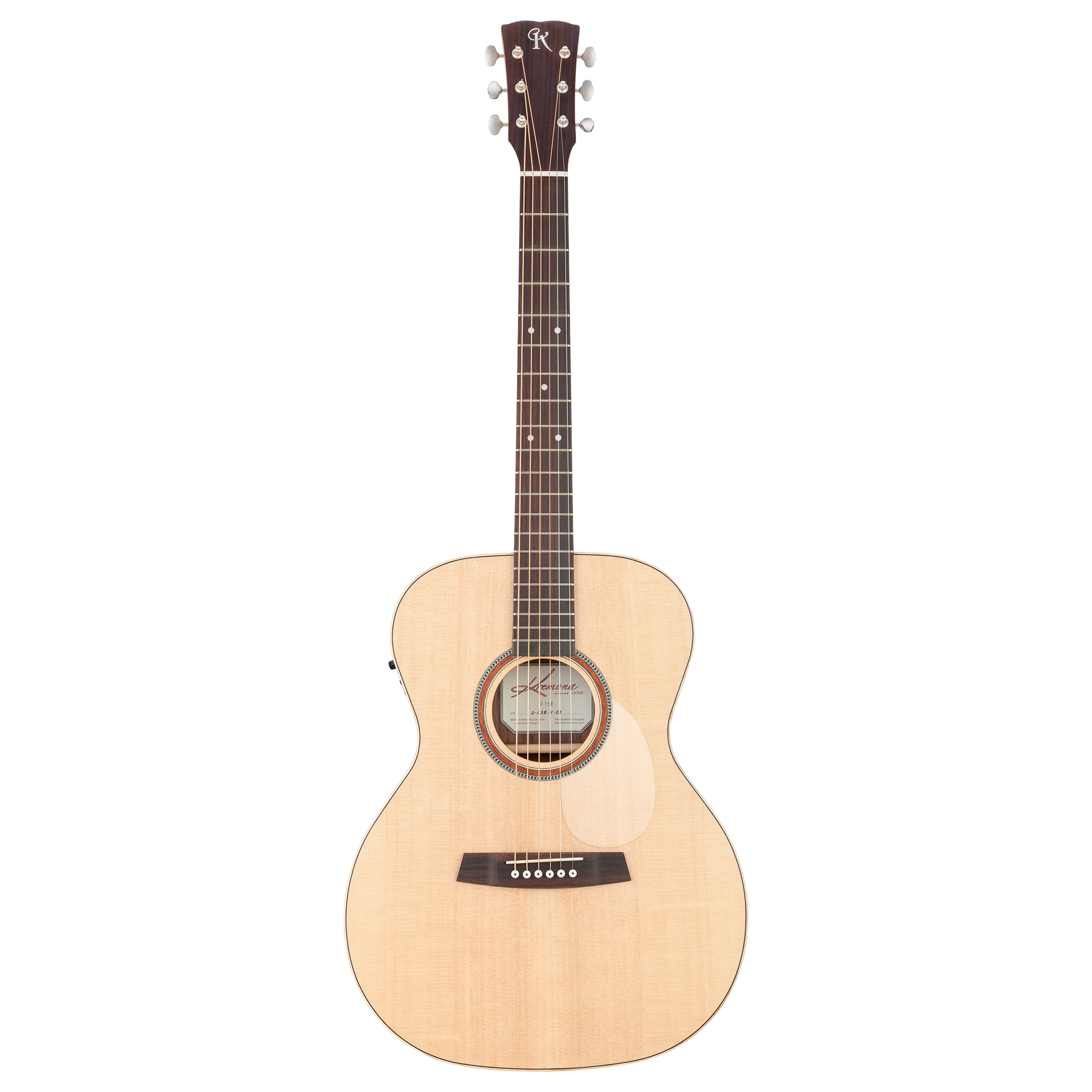 Kremona F15E handcrafted European OM acoustic-electric steel-string guitar