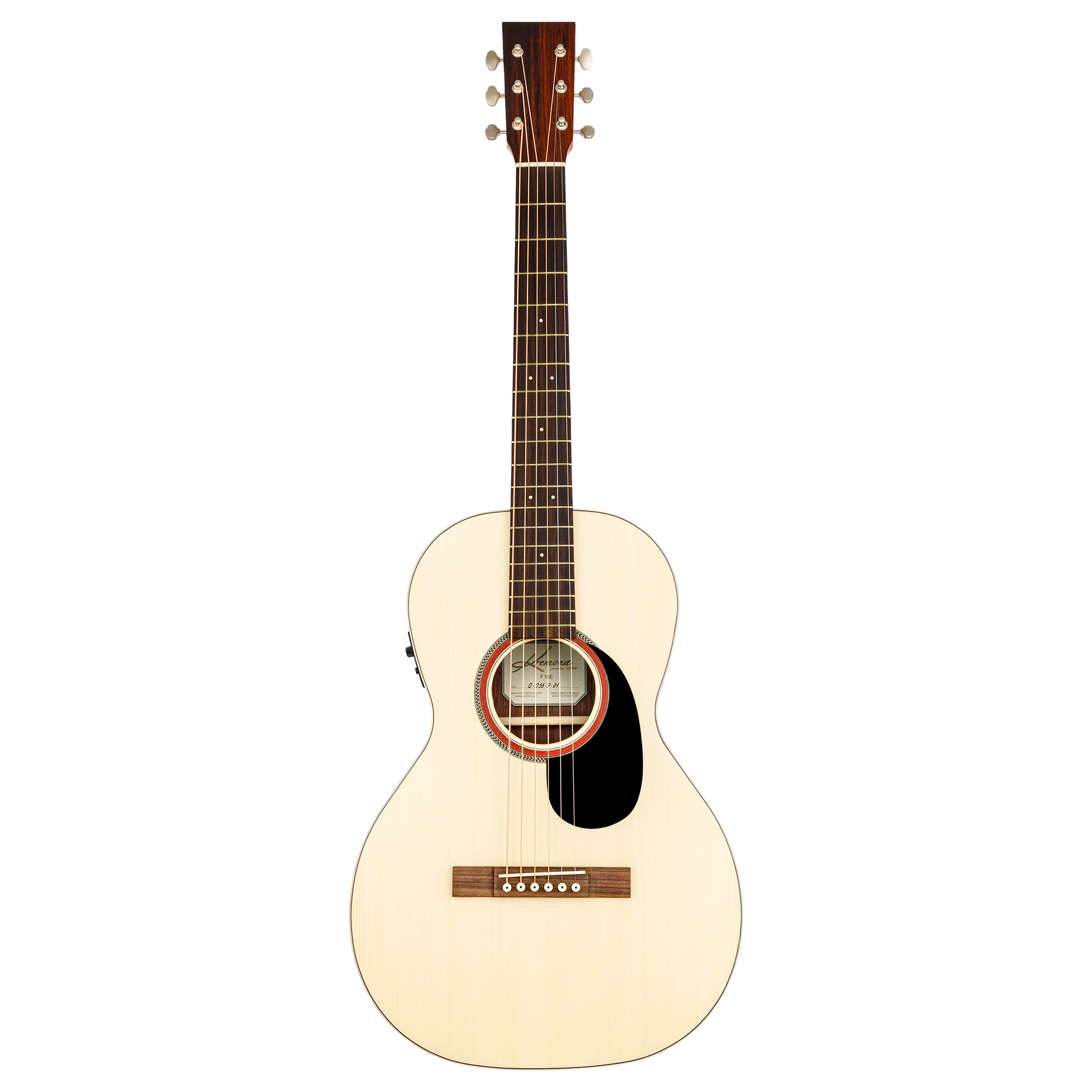 Kremona F16E handcrafted European parlor acoustic-electric steel-string guitar