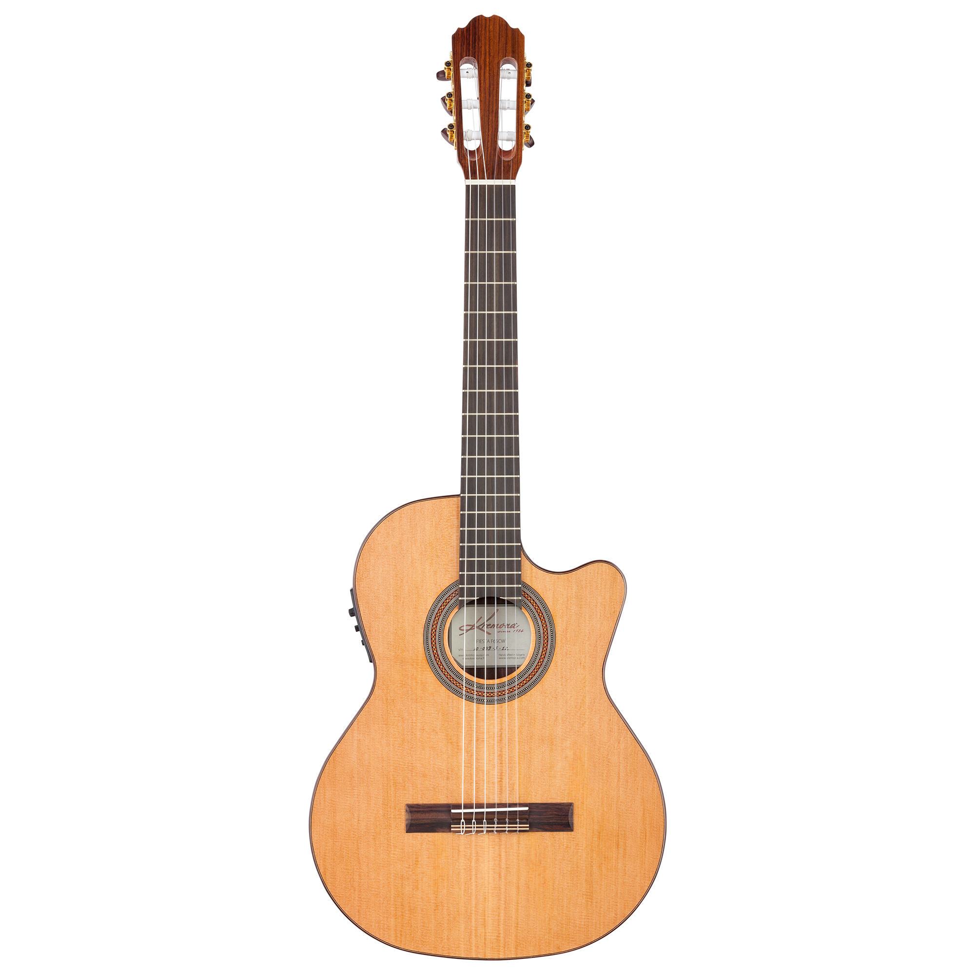 Kremona F65CW cutaway nylon stage guitar with Fishman Clasica III