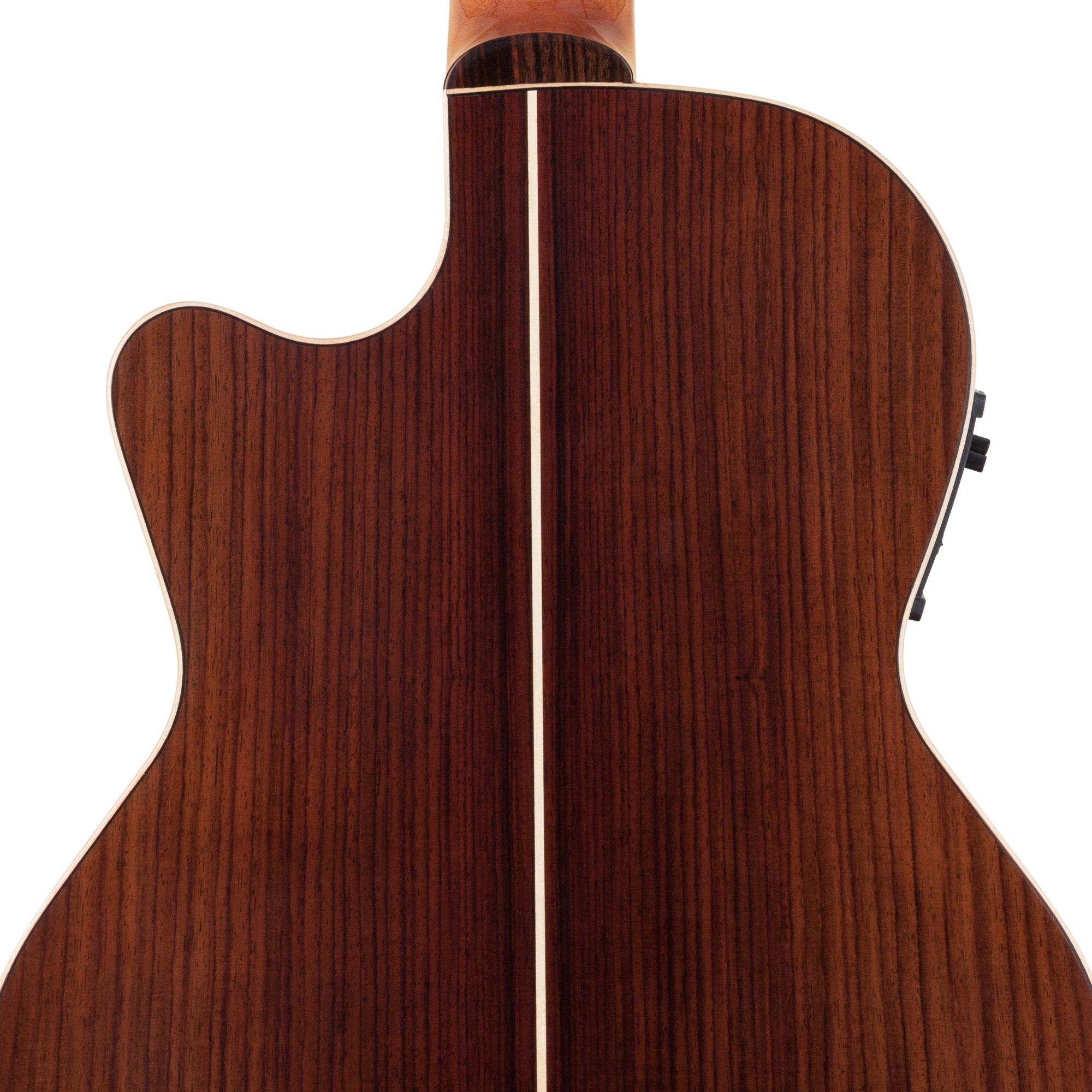 Kremona Fiesta F65CW-SB cutaway stage nylon guitar with hand-inlaid wood binding