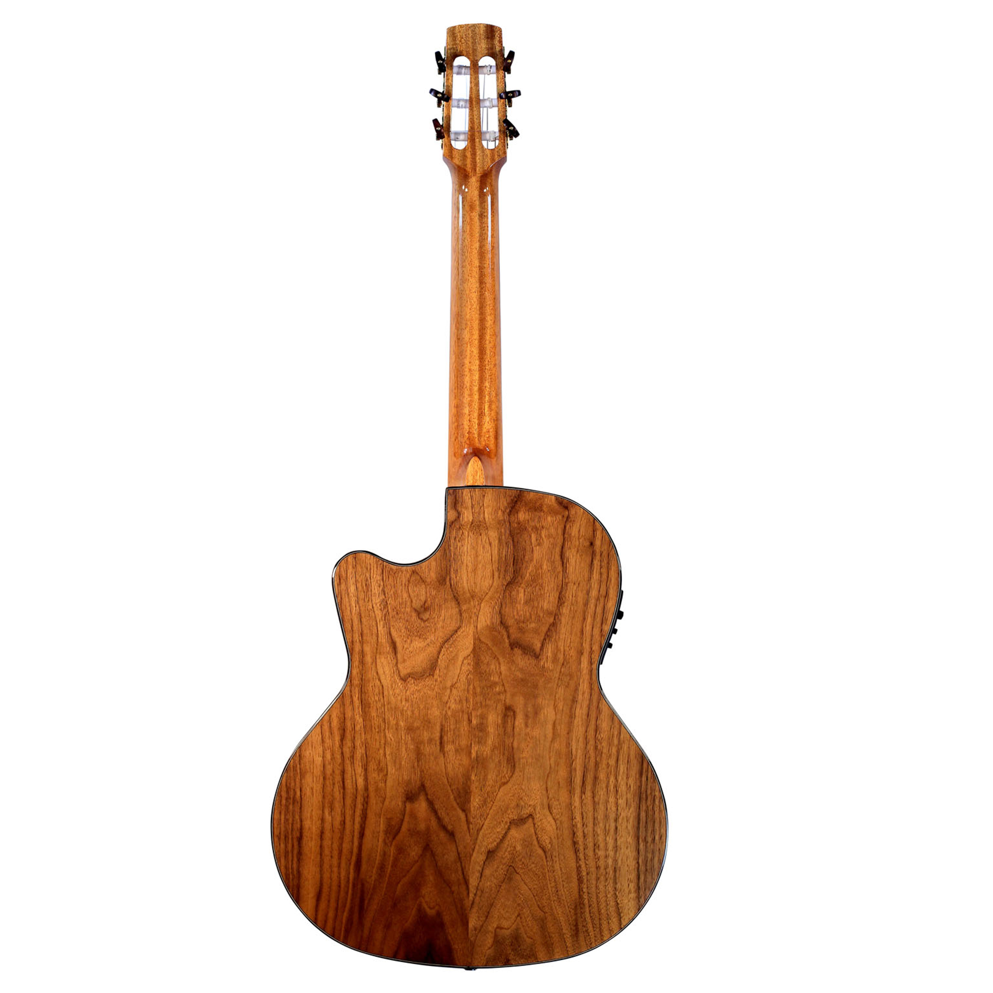 Kremona Kiano Lulo Reinhardt Signature crossover cutaway nylon guitar with walnut back