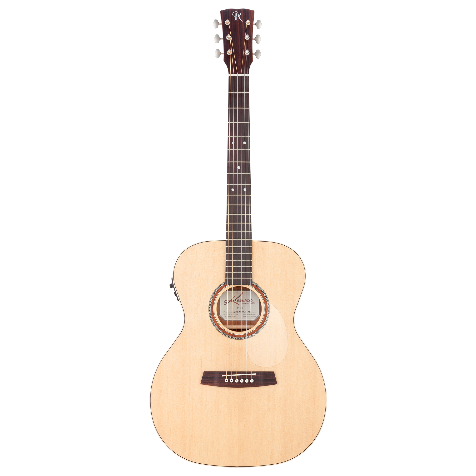 Kremona M15E handcrafted European OM acoustic-electric steel-string guitar