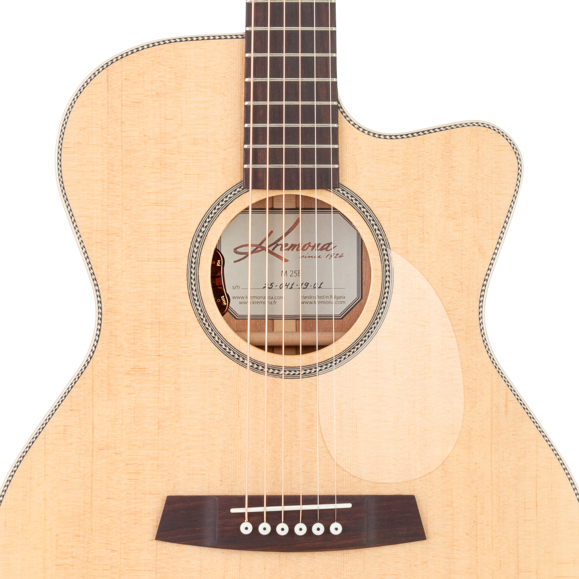 Kremona M25E CW cutaway OM acoustic-electric guitar with LR Baggs Element Active System - VTC