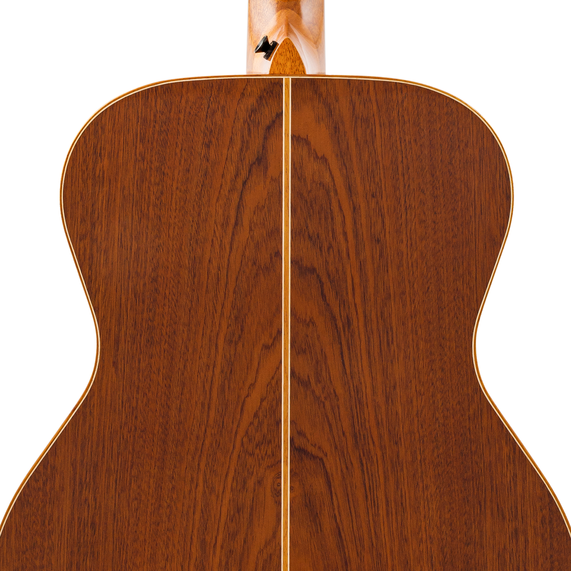 Kremona M35ME handcrafted all-mahogany OM acoustic-electric guitar with wooden binding