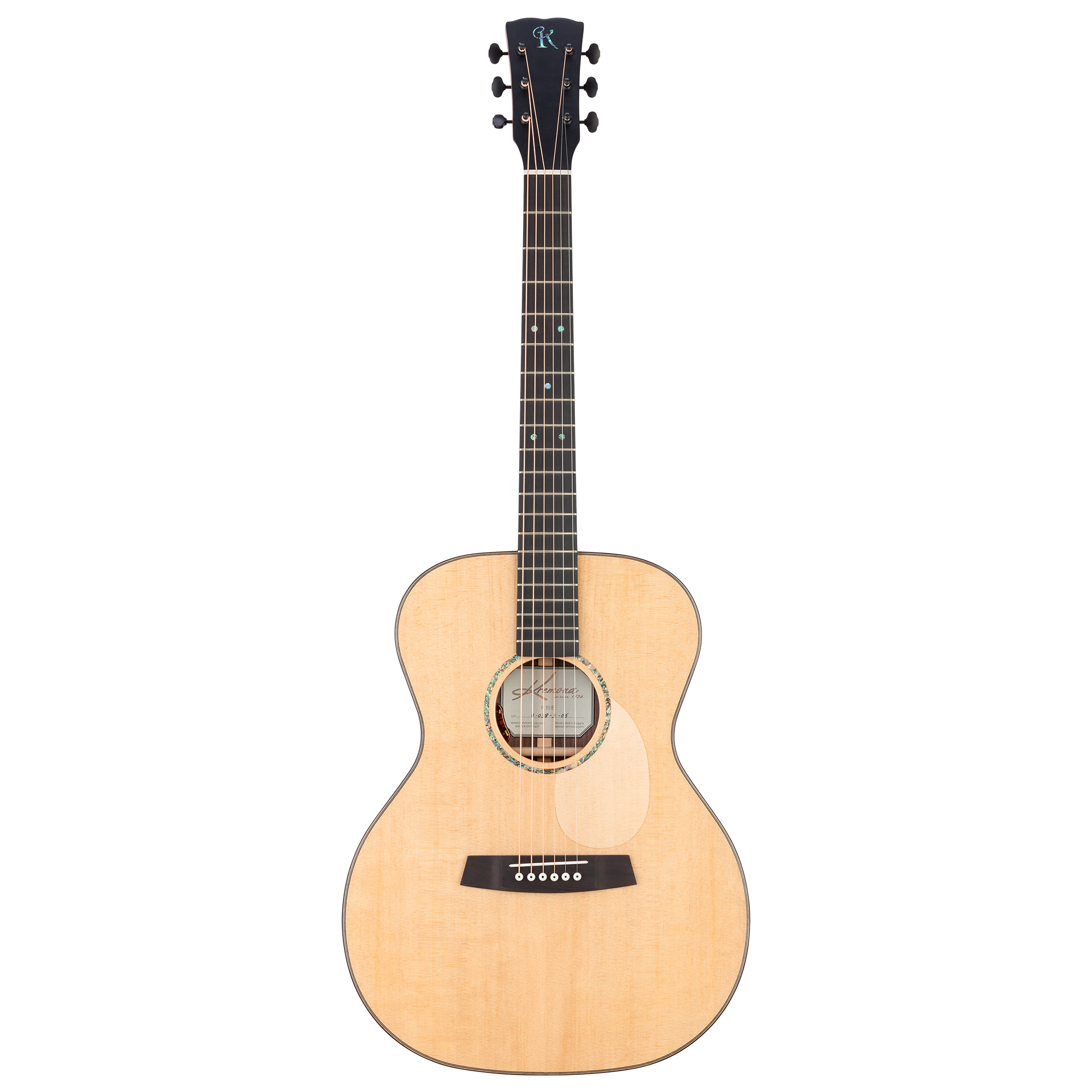Kremona R35E handcrafted European all-solid OM acoustic-electric steel-string guitar