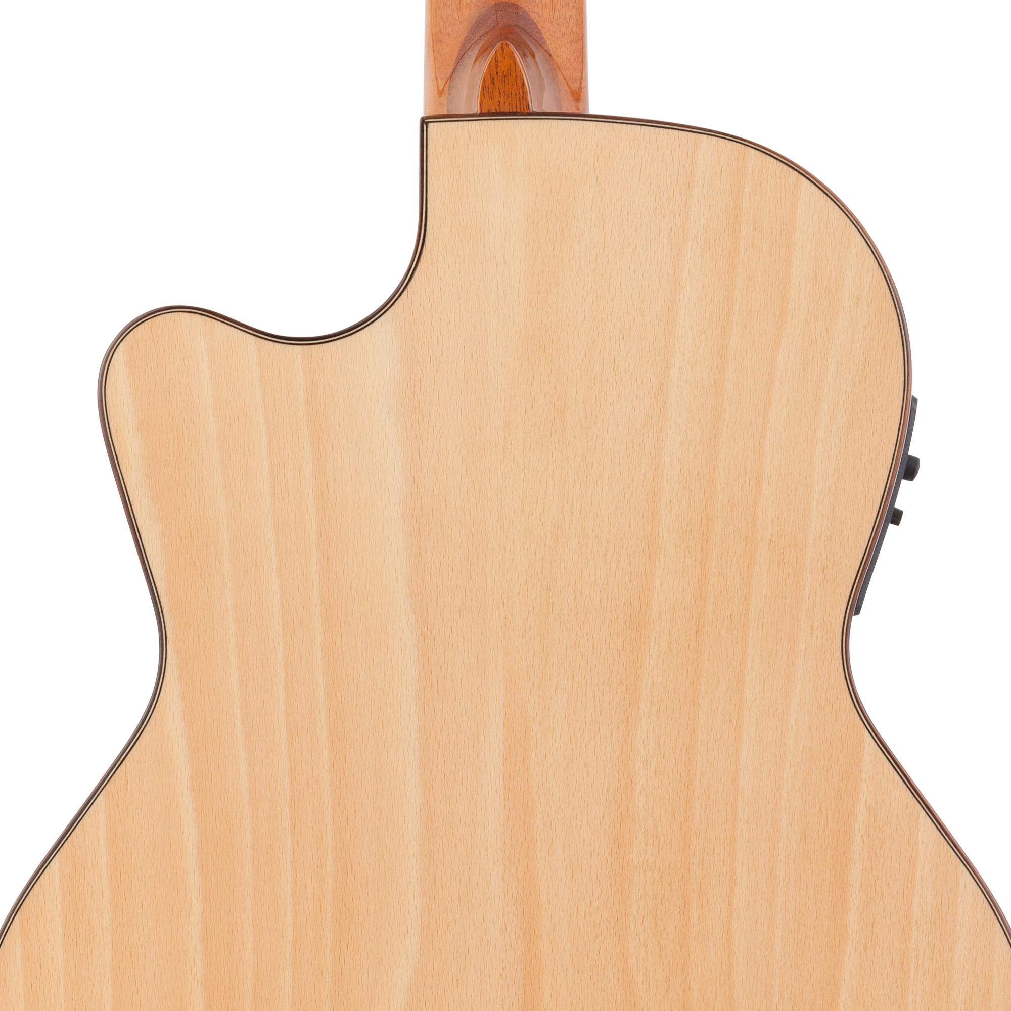Kremona Rosa Luna CW handcrafted cutaway flamenco stage guitar with wood binding