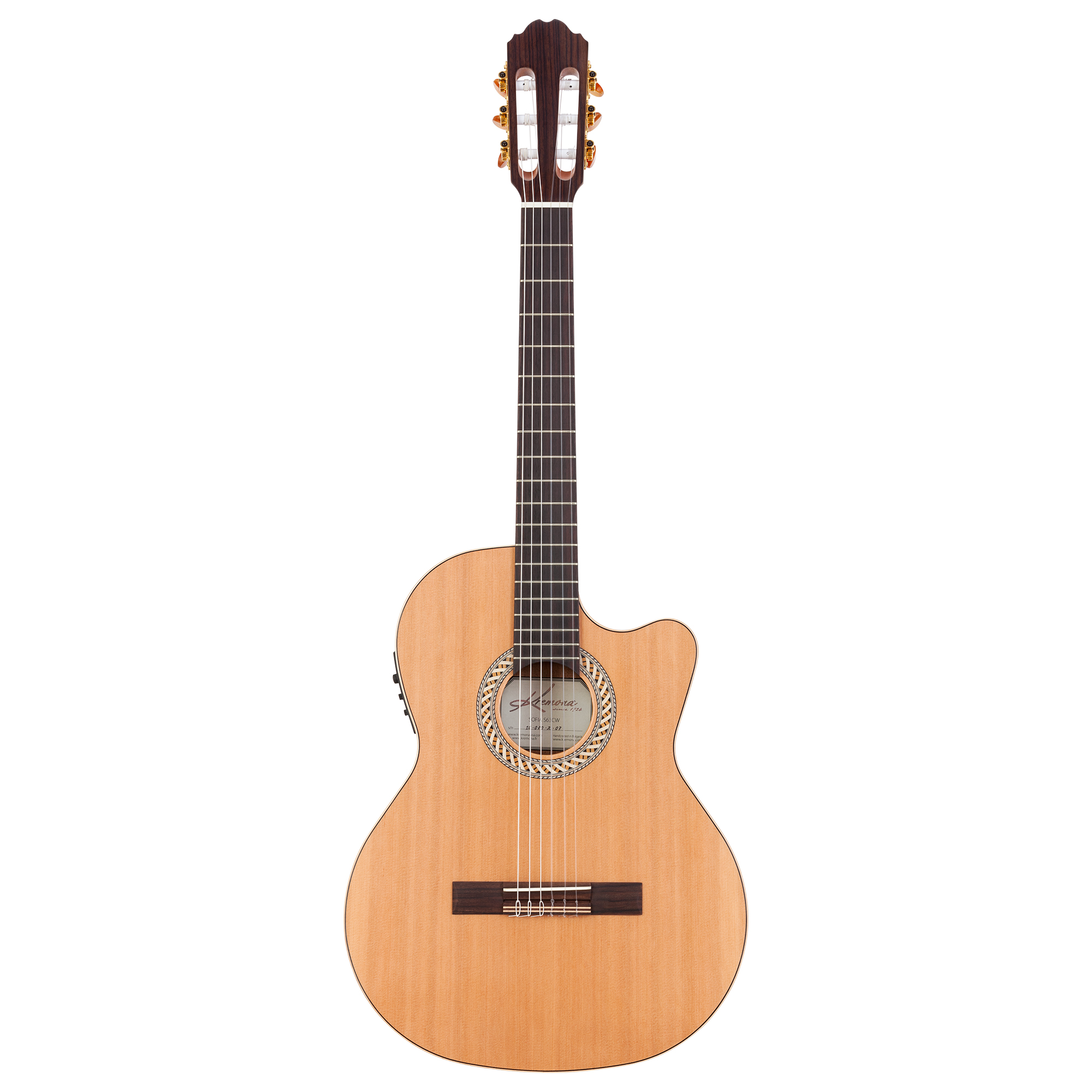 Kremona Sofia S63CW crossover cutaway nylon stage guitar with Fishman Presys Blend