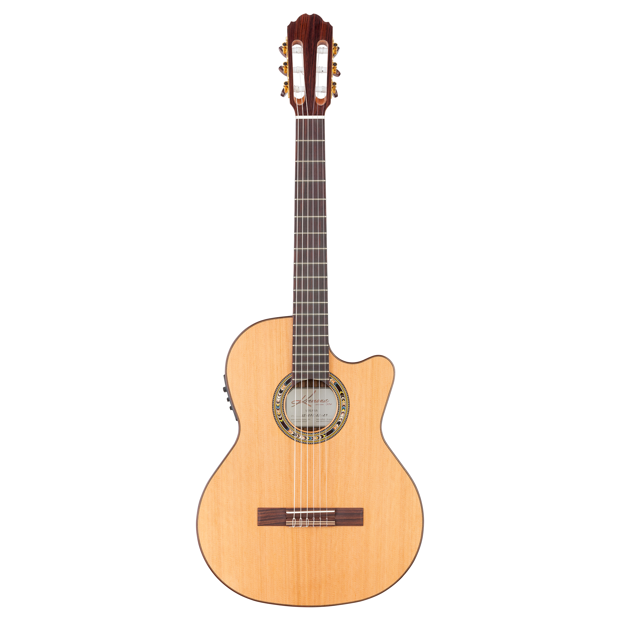 Kremona Verea crossover cutaway nylon stage guitar with Fishman Presys Blend