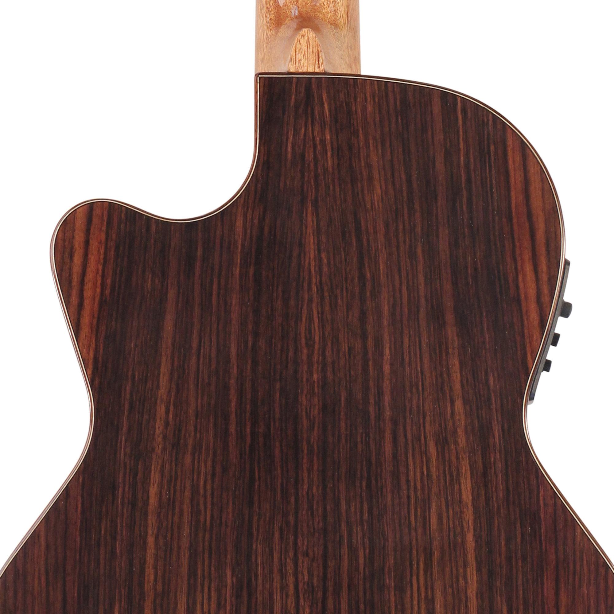 Kremona Fiesta F65CW TLR crossover thin-line nylon stage guitar with Venetian cutaway and wood binding