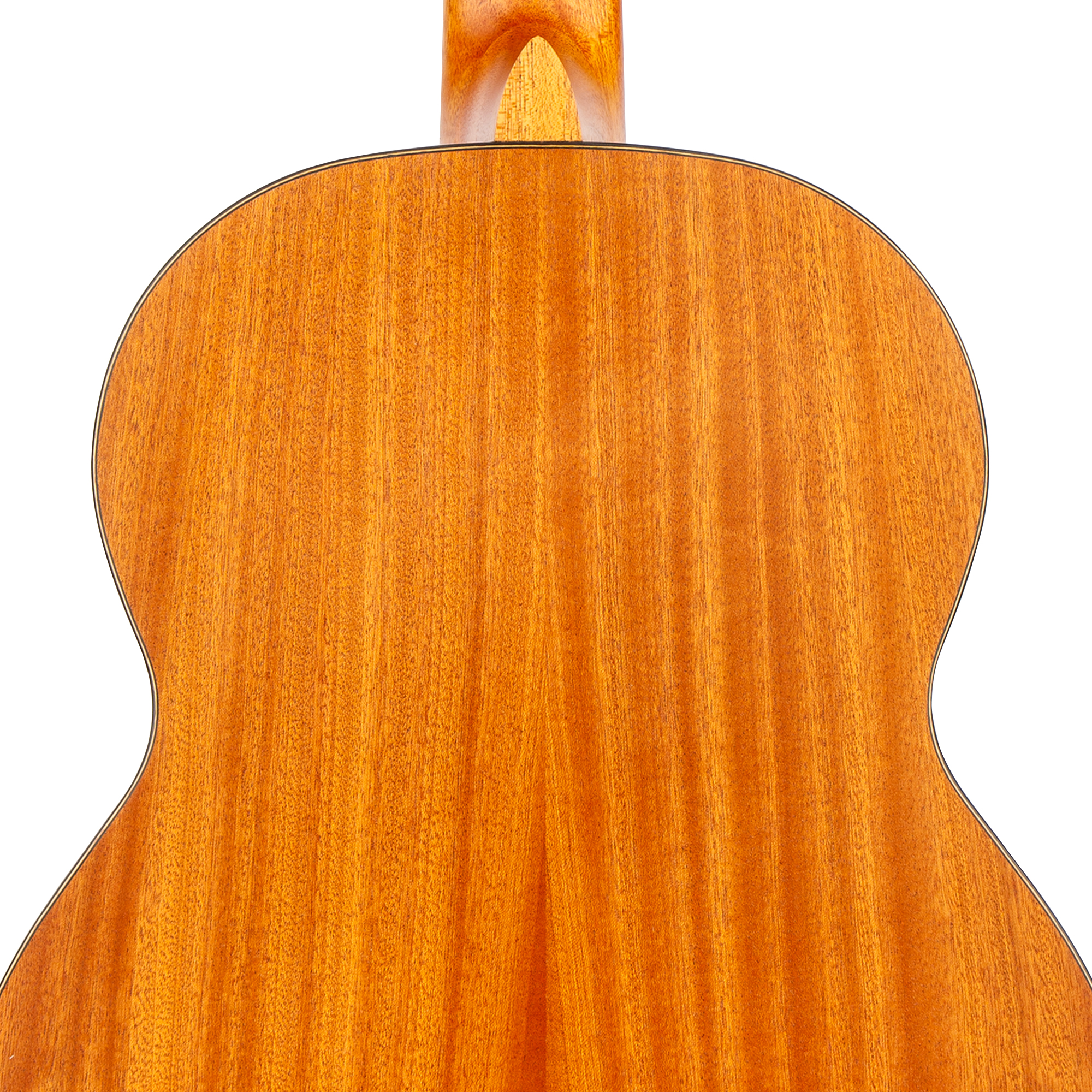 Kremona Lilia handcrafted European fractional 1/2 classical guitar sapele back and sides close up